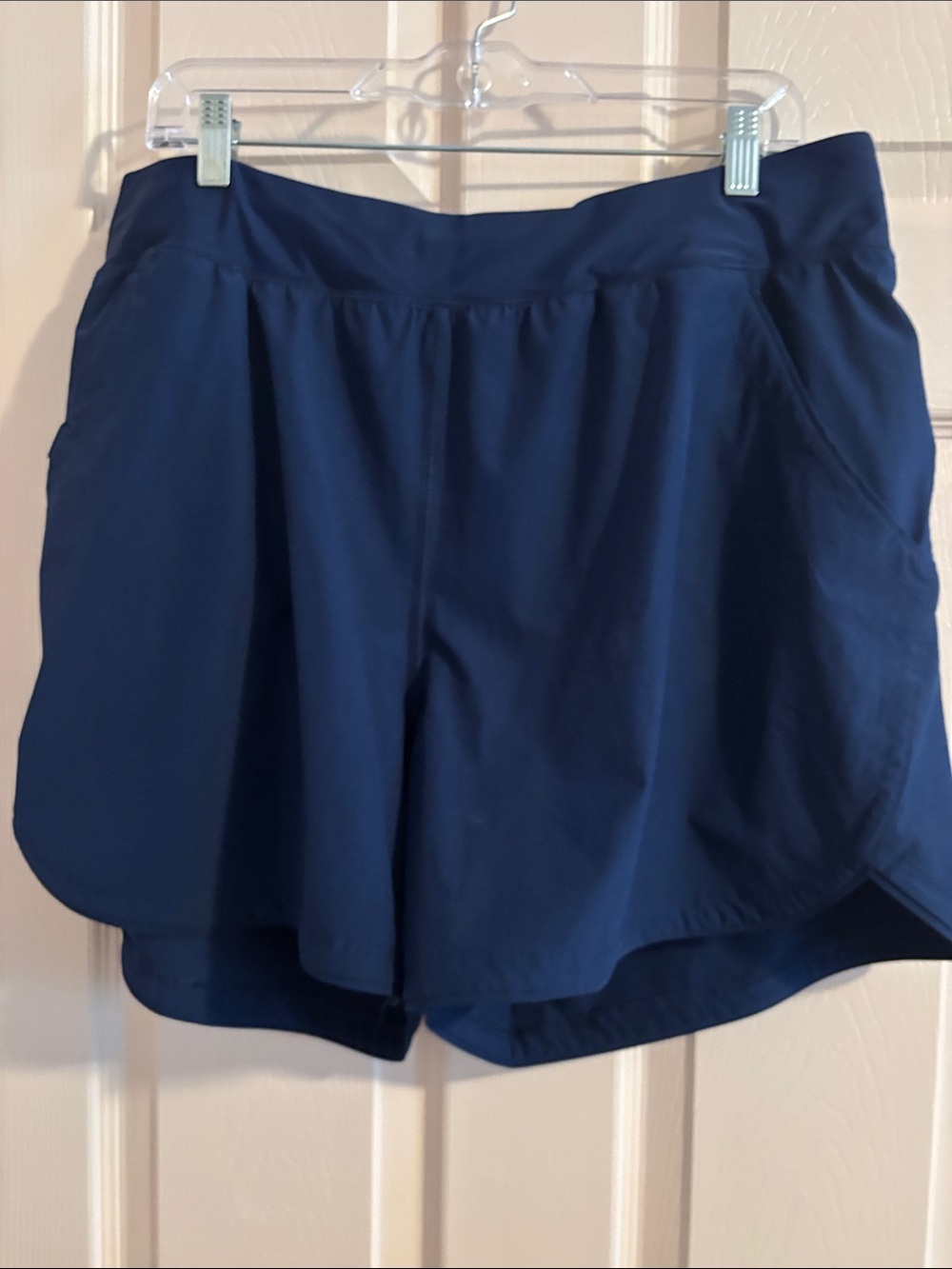 Lands' End Navy Active Skort Shorts
